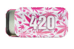 Bild in Galerie laden, V Syndicate - Syndicase 2.0 Metalldose mit Drehtablett im Deckel - 2in1 "420 Pink"