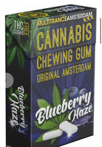 Bild in Galerie laden, Cannabis Blueberry Haze Kaugummi (zuckerfrei)