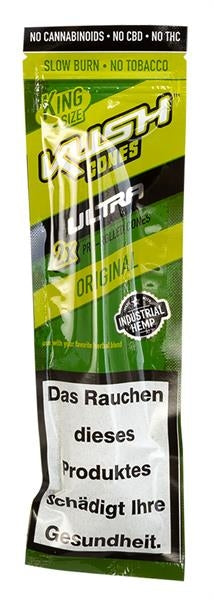 Kush Ultra Herbal Cones King Size BLUE (Berries), Lemon