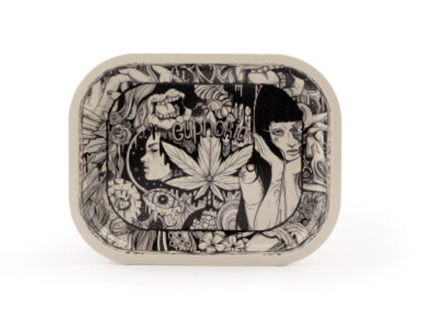 Metal Rolling Tray Small Groovy, Mystical, Whimsical