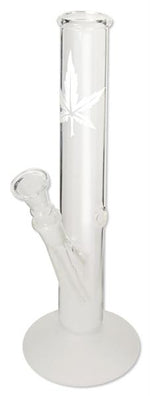 Bild in Galerie laden, Glas Bong Sand Leaf, gerade Rauchkammer
