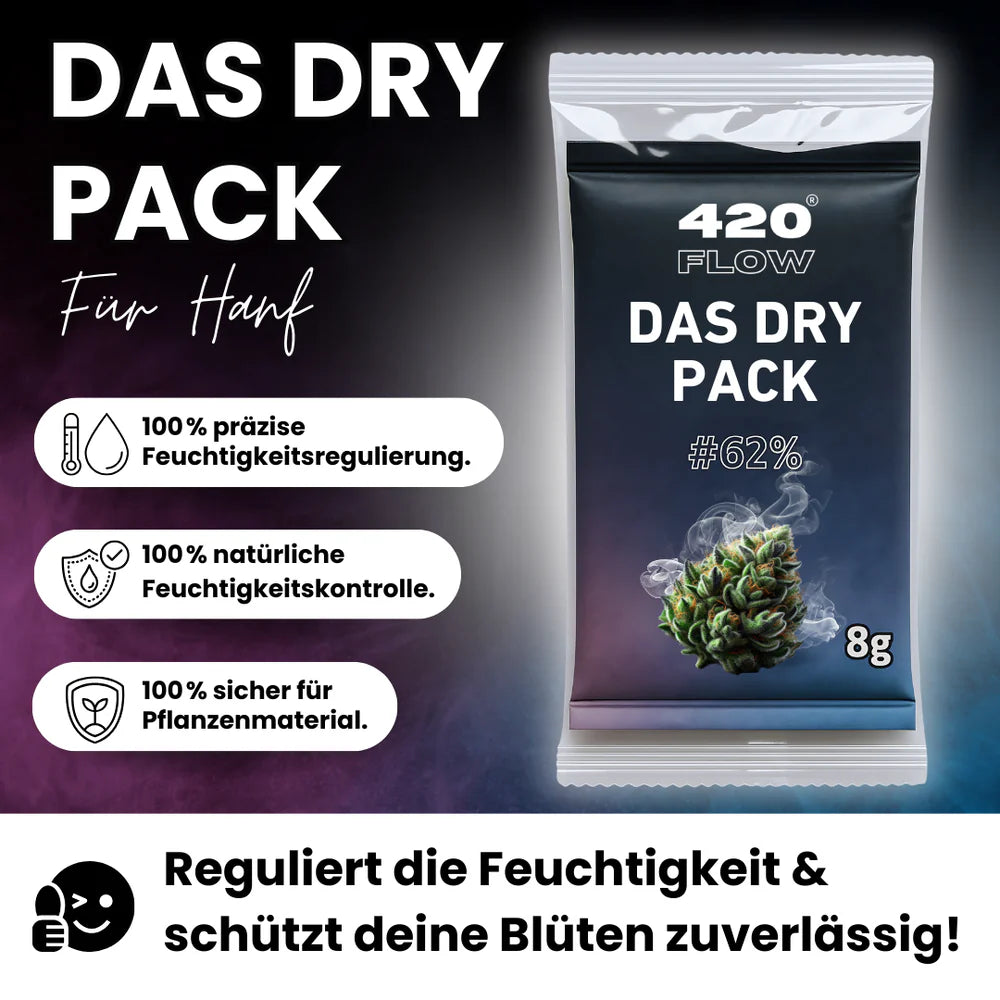 Das Dry Pack 62 % – Feuchtigkeitsregulierer,