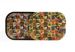 Bild in Galerie laden, Metal Rolling Tray smal with Magnetic Cover: Groovy, Mystical, Whimsical