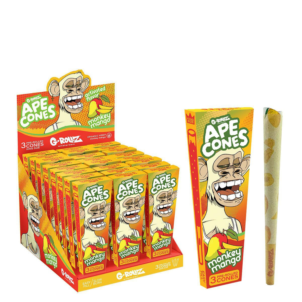 G Rollz Ape Cones – Monkey Mango