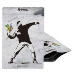 Bild in Galerie laden, G-Rollz | 'Banksy's Graffiti 'Flower Thrower'200x300mm Smellproof Bag