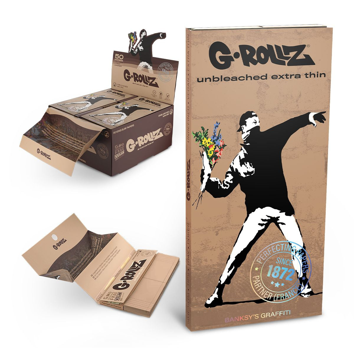 G-Rollz | Collector 'Colossal Dream' Thug for Life, 'Flower Thrower', Dr. Whiskerz, Unbleached