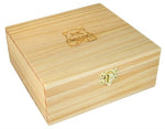 Bild in Galerie laden, Dreh-Tray / Aufbewahrungsbox Holz "Beaver", quadr. groß