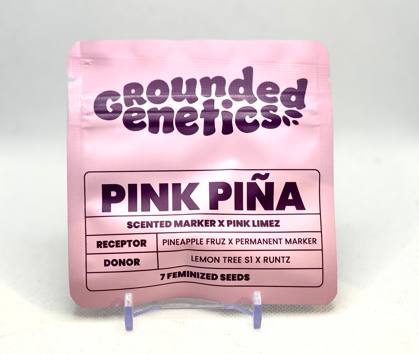 Grounded Genetics - Pink Piña (7 Stk. | Feminisiert), (Pineapple Fruz × Permanent Marker) × (Lemon Tree S1 × Runtz)