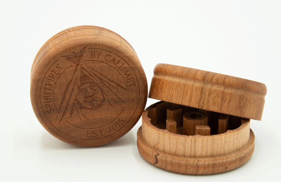 Calumet- Premium Cherry Wood Grinder 5cm/2in