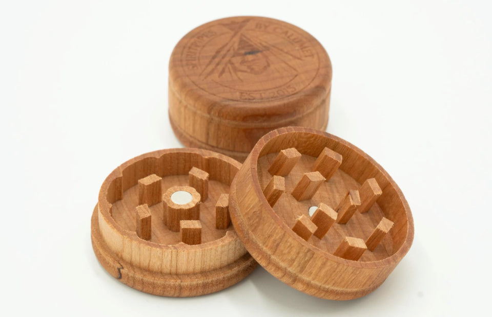 Calumet- Premium Cherry Wood Grinder 5cm/2in