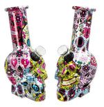 Bild in Galerie laden, Mini Glass Bong "La Catrina", 15cm, ø 40mm