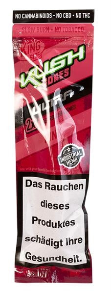 Kush Ultra Herbal Cones King Size BLUE (Berries), Lemon