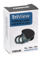 Bild in Galerie laden, Lupe TriView™ 5x/10x/15x Klapplupe mit integrierter Schutzhülle