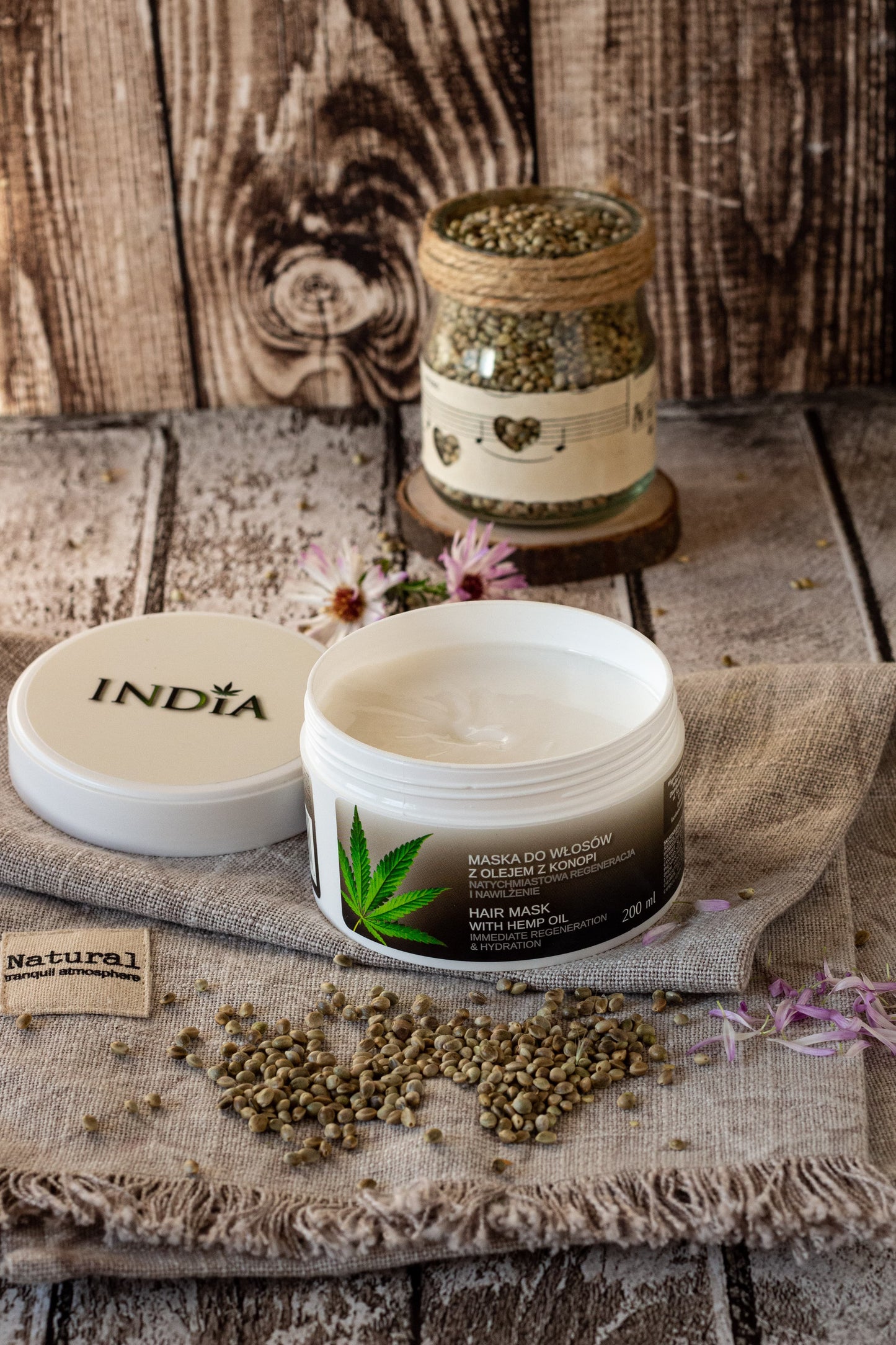 HANF-HAARMASKE FÜR TROCKENES UND GESCHÄDIGTES HAAR