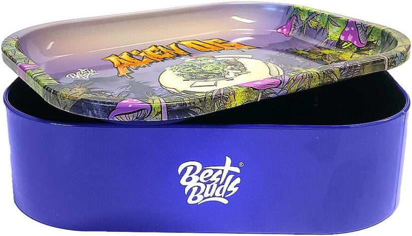 Best Buds Tray mit Aufbewahrung–Box