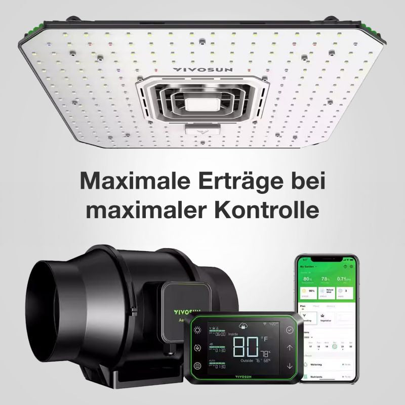 Smart Grow Zelt Komplettset (80x80x160)