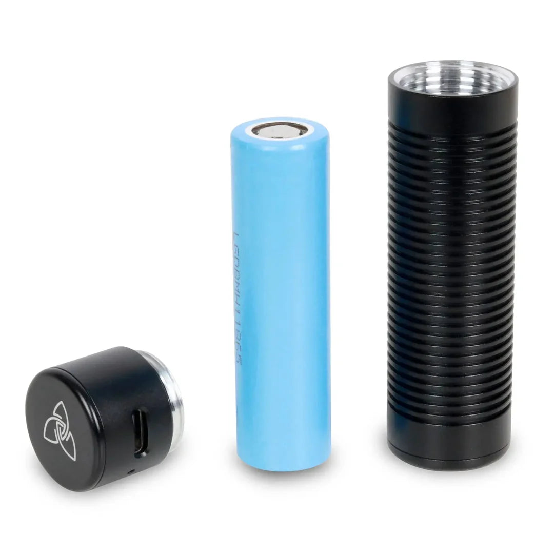 HIZEN Vaporizer USB-C Ladeset für 18650 Batterien inkl. Batterie und Batteriefach