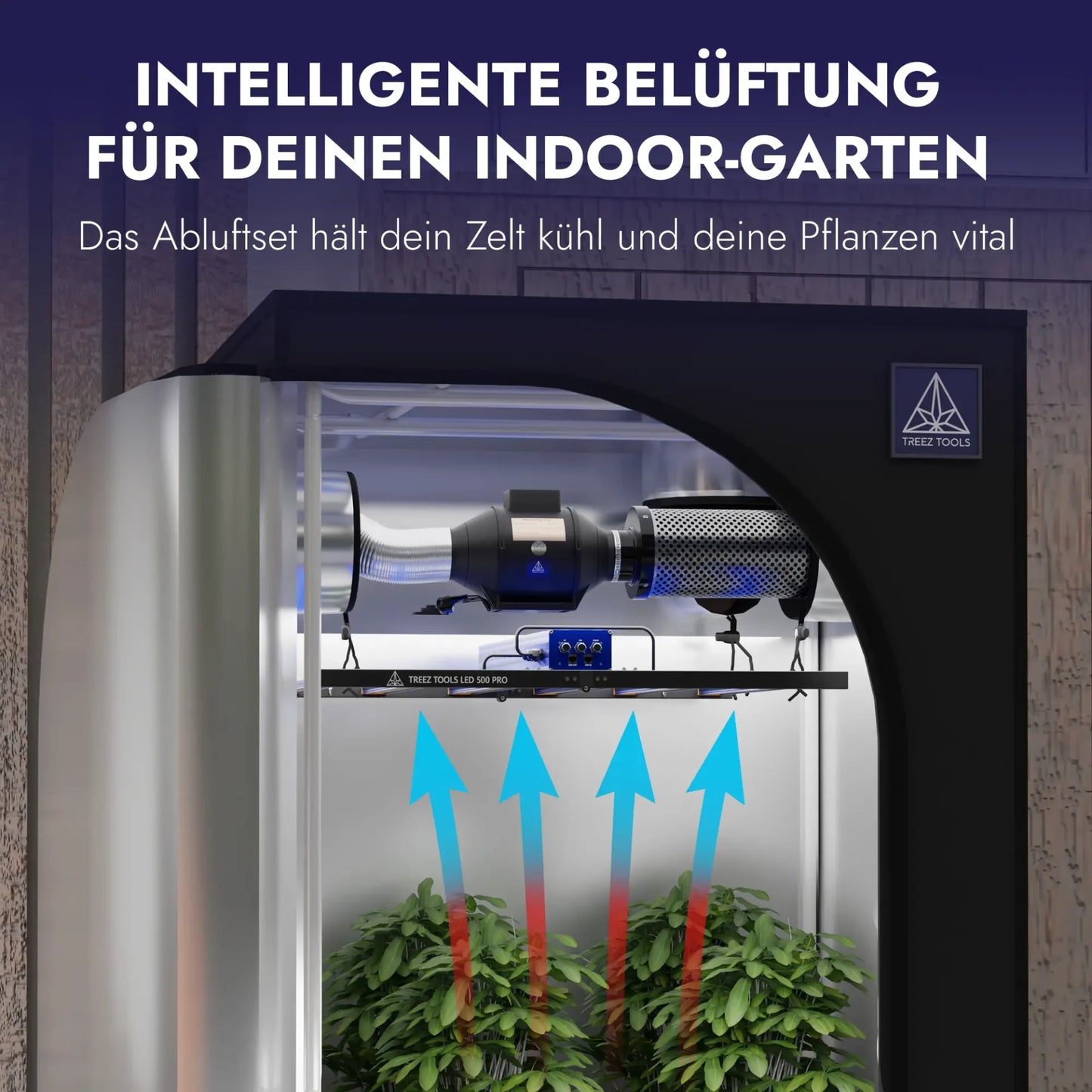 Grow Abluft Set 100mm – Ultimatives Leistungsstarkes und Effizientes Belüftungssystem für dein Grow