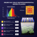 Bild in Galerie laden, Grow Light LED 320W PRO – Energieeffiziente Vollspektrum LED-Pflanzenlampe