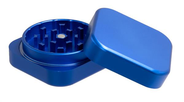 Aluminium Mühle/Grinder "Square", 2part, ø 55mm, diverse