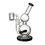 Bild in Galerie laden, Groove Micro Round Glass Rig, Klar und Schwarz