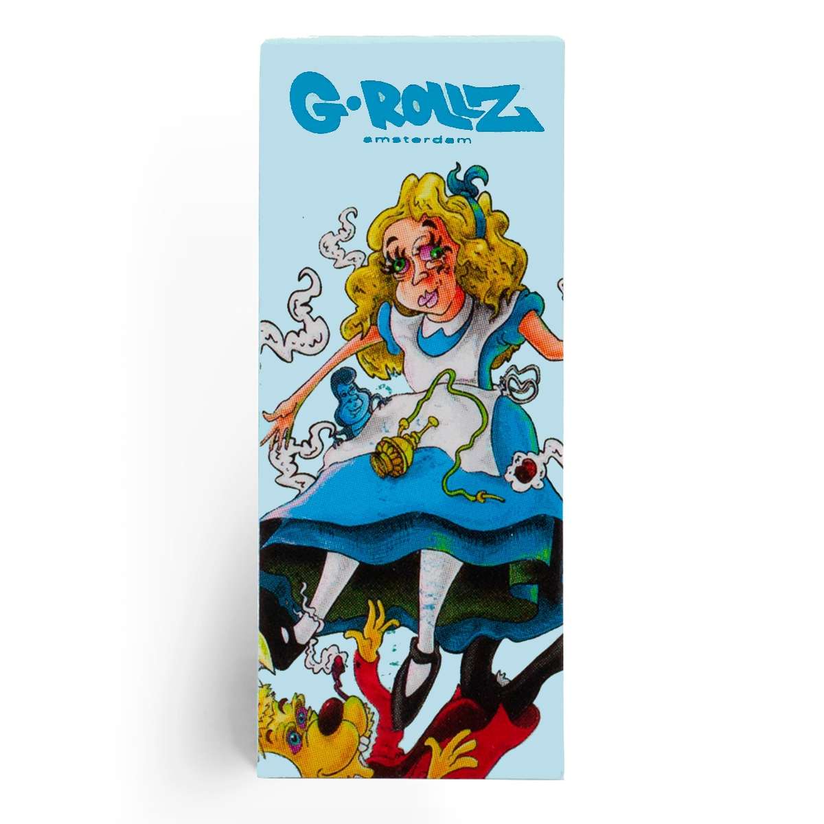 G-Rollz | Dunkees ''Hotrod Guy'' Yellow Filter Tips 2,5 X 6cm 50 Tips Book