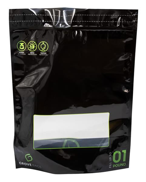 Grove Bags TerpLoc, Zip-Beutel mit Fenster, 50 µm