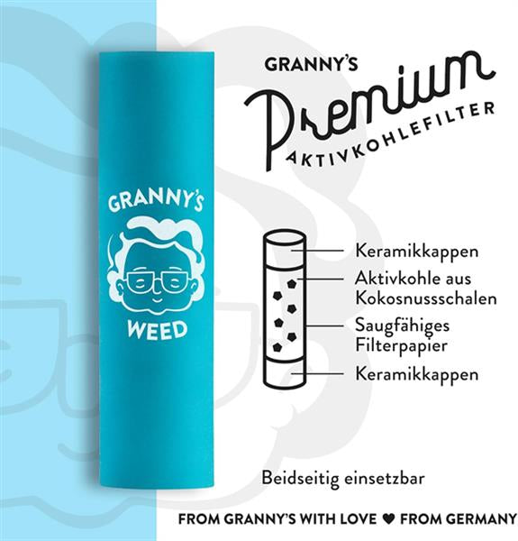 GRANNYS Weed Premium Aktivkohlefilter ø 6,9mm, 50er Packg.