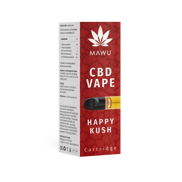 Vape Kartusche Happy Kush HempHarmony Vape Kartusche Happy Kush HempHarmony