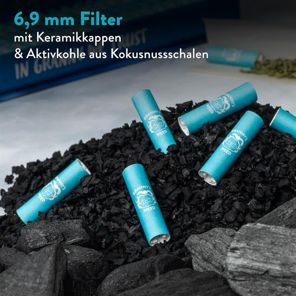 GRANNYS Weed Premium Aktivkohlefilter ø 6,9mm, 50er Packg.