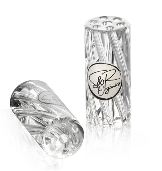 S&R Premium Glas Vortex Filtertip, ø 8mm, klar