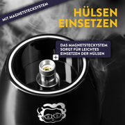 Grannys Rauchglas 2.0 Vaporizer für Kräuter, Wachs, Öl und Liquids