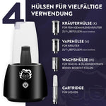 Bild in Galerie laden, Grannys Rauchglas 2.0 Vaporizer für Kräuter, Wachs, Öl und Liquids