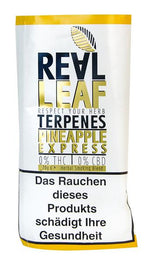 Bild in Galerie laden, REAL LEAF mit PINEAPPLE EXPRESS Terpenen Kräutermischung-Tabakersatz, 20g