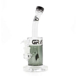 Bild in Galerie laden, Grace Glass | Shark Attack Bong (Smoky Grey) - H:27.5cm - Ø:65/25mm - SG:18.8mm
