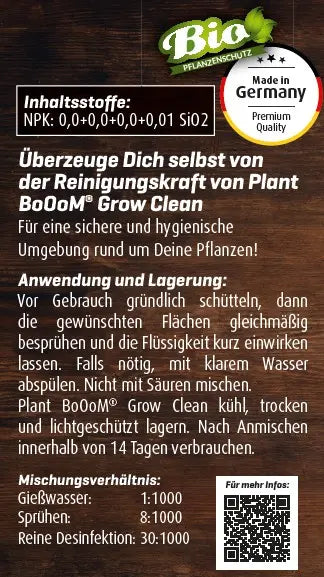 Plant BoOom - Grow Clean
