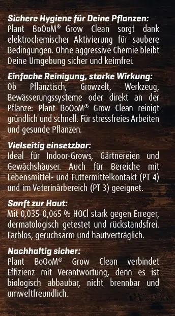 Plant BoOom - Grow Clean