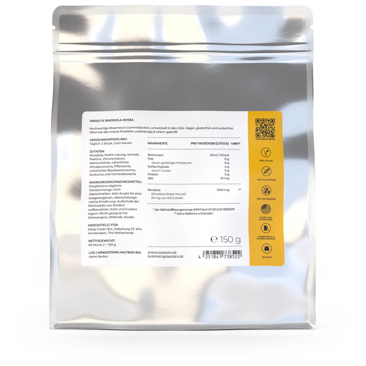 Rhodiola Rosea Gummibärchen