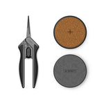 Bild in Galerie laden, Edelstahl-Präzisionsschere mit Reinigungsset, ergonomisch und leichtgewichtig, 16,8 cm gerade Klingen