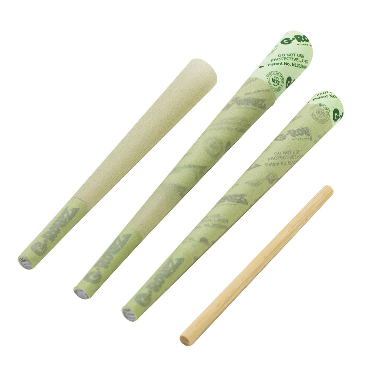G-Rollz | Pets Rock 'Rap' Organic Green Hemp - 3 KS Cones