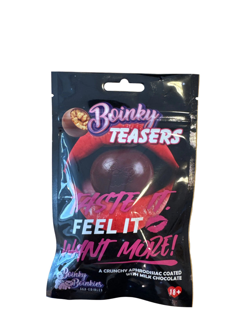 Boinky Teaser – Crunchy Aphrodisiac Coated with Milk Chocolate