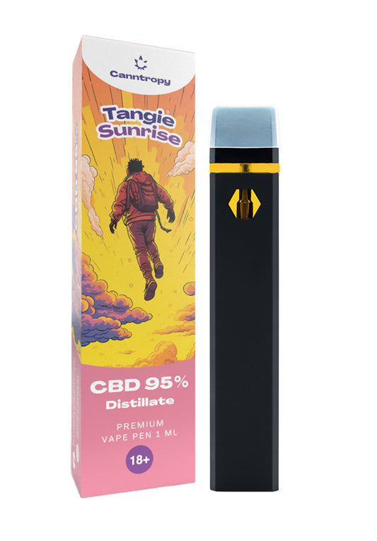 CBD Einweg-Vape-Pen Tangie Sunrise, CBD 95 %, 1 ml