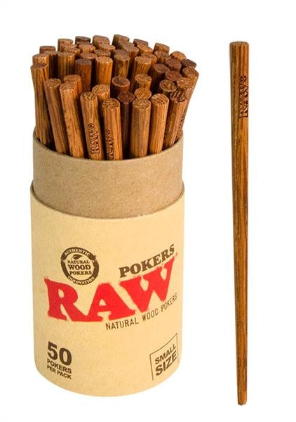 RAW Natural Wood Pokers Holzstäbchen - Small