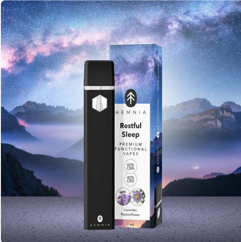 VapePen Restfull Sleep - Kartusche CBD, CBN, Lavendel, Passionsblume, 1 ml