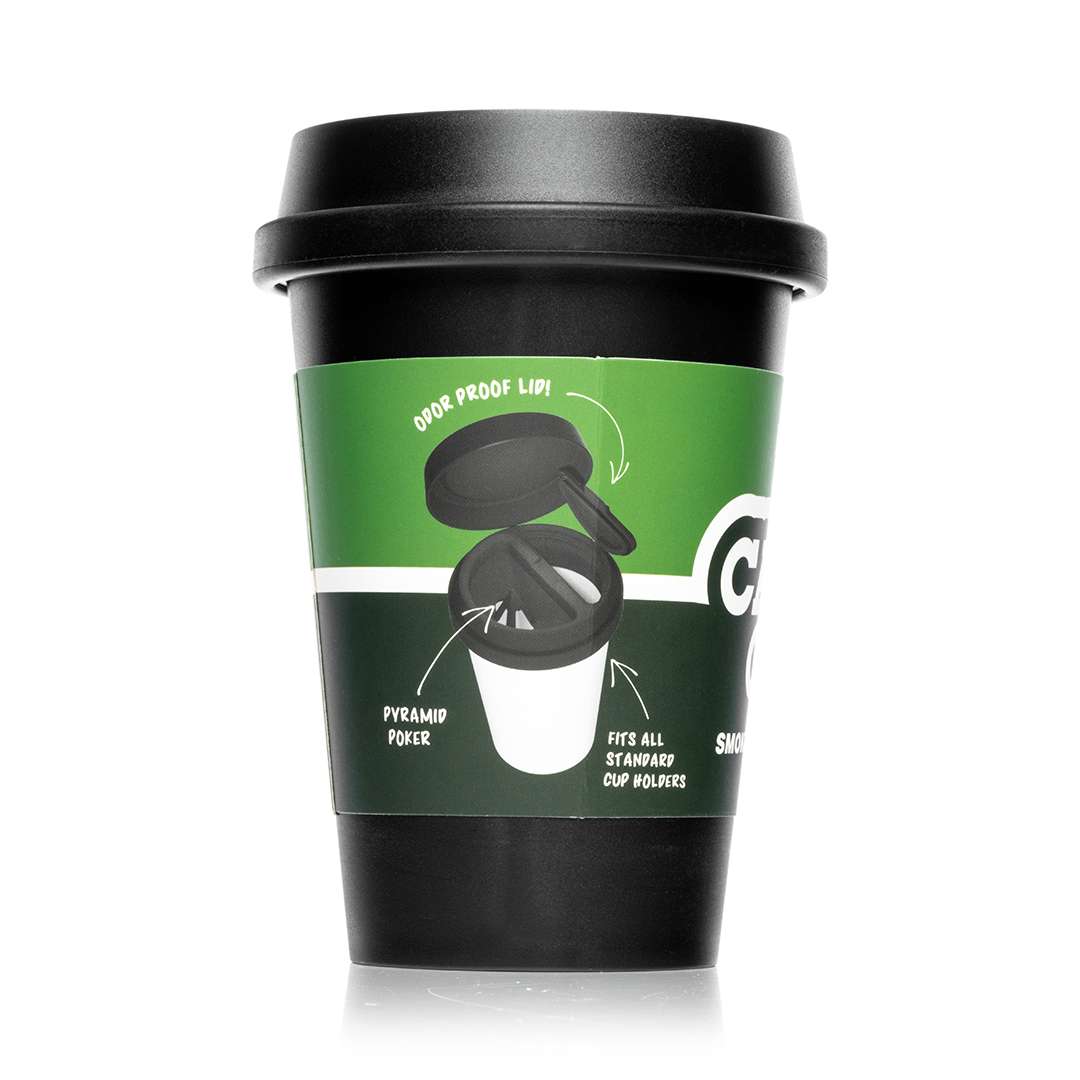 Cache Cup Rauchfreier Aschenbecher Schwarz HEMPER