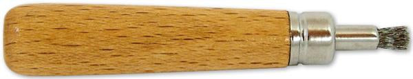 Sieb - und Köpfchen Kratzer, Bürste Holzgriff