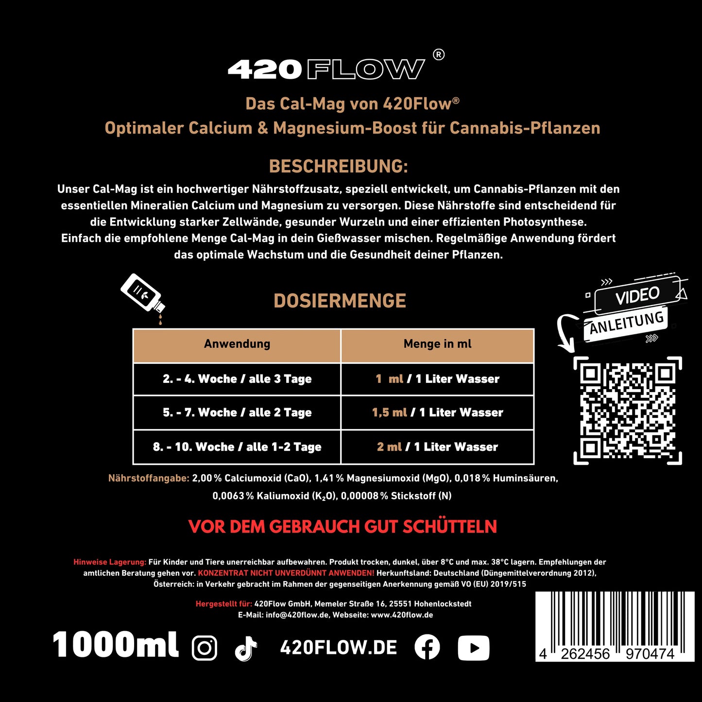 Das CalMag - Calcium- und Magnesium