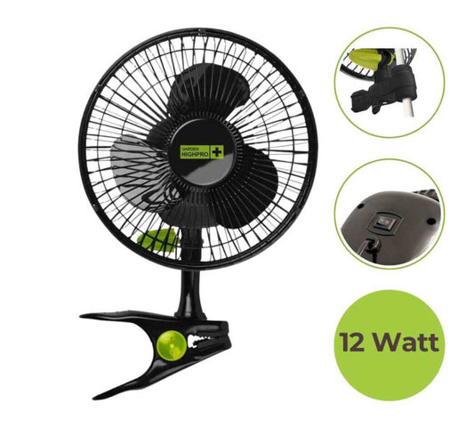 Clip Ventilator 12W | Ø20cm mit Stangenclip | PROFAN PROFESSIONAL