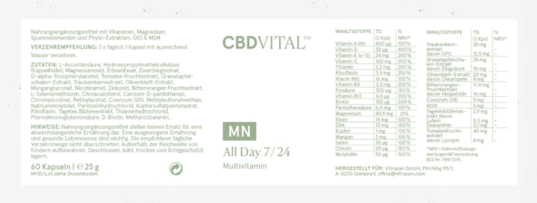 All Day 7 / 24 Vitrasan