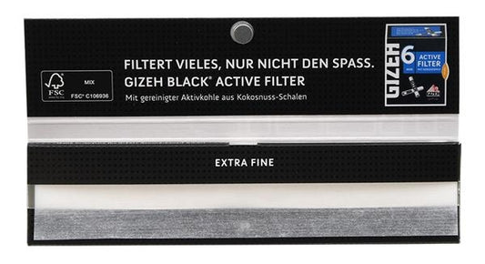 Gizeh Extra Fine (Black+Pink) King Size Slim Papier